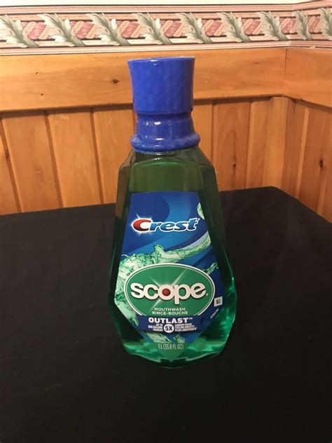 Crest Scope Outlast Mouthwash 33 8 Oz 1 Liter Bottle EBay