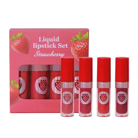 Lip Stick For Girls And Women Non Staining Cup Lasting Dudu Lip 4 Pack