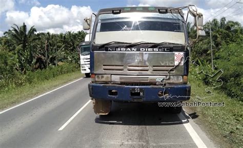 Warga Emas Maut Dihempap Tayar Lori Terbang Sabah Post