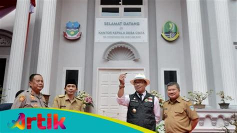 Gubernur Jawa Barat Ridwan Kamil Dorong Kepala Desa Melek Digital