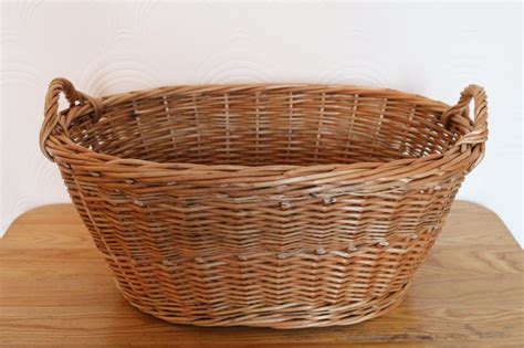 Washing Basket With Woven Handles Hastingwood Basket Works