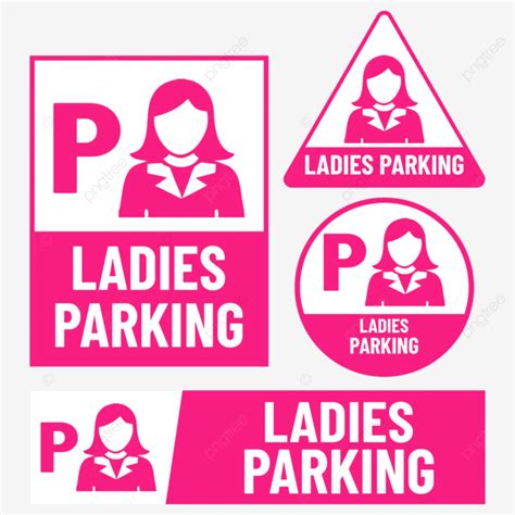 Design Ladies Parking Zone Sign