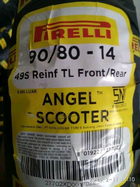 Jual Ban Pirelli Angel Scooter Ring Di Lapak Ban Bullet