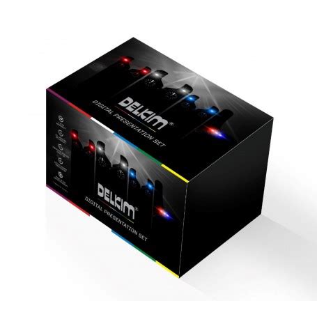 Delkim Txi D 3 Rod Digital Bite Alarm Presentation Sets