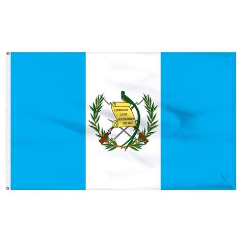 Bandera de nailon para exteriores de Guatemala de 2 pies x 3 pies ...