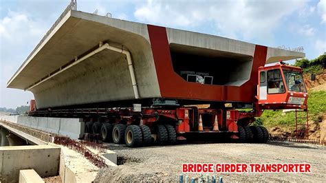 Bridge Girder Transporter In Indonesian High Speed Train Project