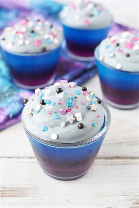 Far Out Galaxy Jello Cups Layered Dessert Fun Space Treat