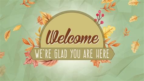 Fall Welcome Still Vol 3 | Hyper Pixels Media | SermonSpice