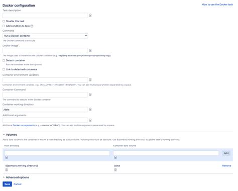 Configuring The Docker Task In Bamboo Bamboo Data Center 9 2