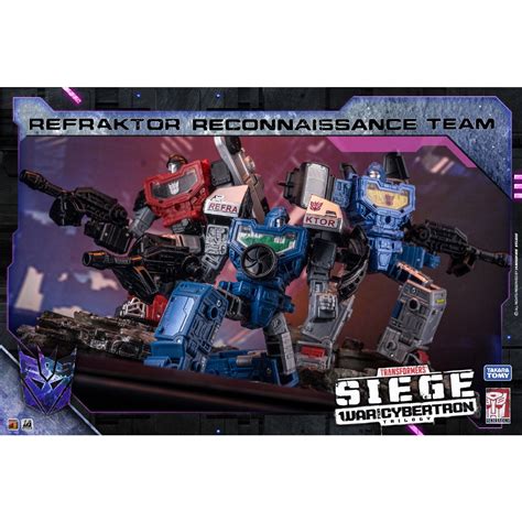 Transformers Siege War For Cybertron Refraktor Reconnaissance Team 3