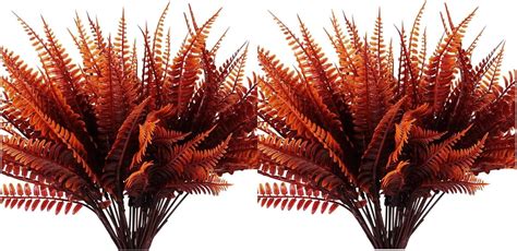 Uv Resistant Lifelike Artificial Boston Fern 2024 New Faux Boston Ferns Outdoor Planter Large