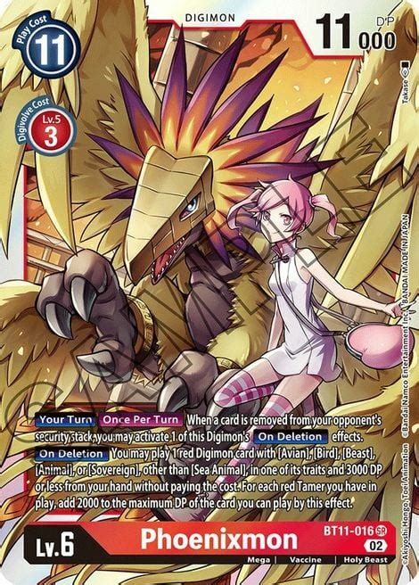 Phoenixmon Bt Dimensional Phase Digimon Cardtrader