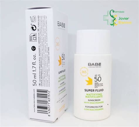 Super Fluid Fotoprotector Matificante Spf Ml Todo Fluye Babe Grasa