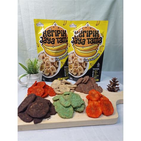 Jual 200 Gr Keripik Pisang Coklat Varian Rasa Khas Lampung Shopee