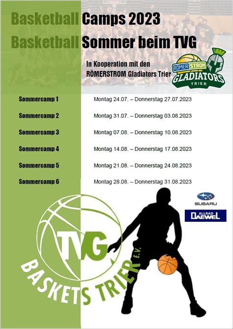 Der Sommer Beim Tvg Tvg Baskets Trier