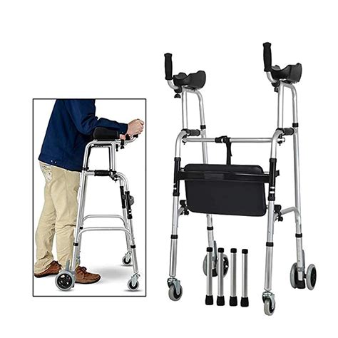 Buy JHGF Walkers For Seniors Elderly Walker, With Arm Support, Fold The ...