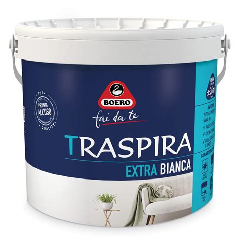 Idropittura Traspirante Traspira Bianco L Boero Obi