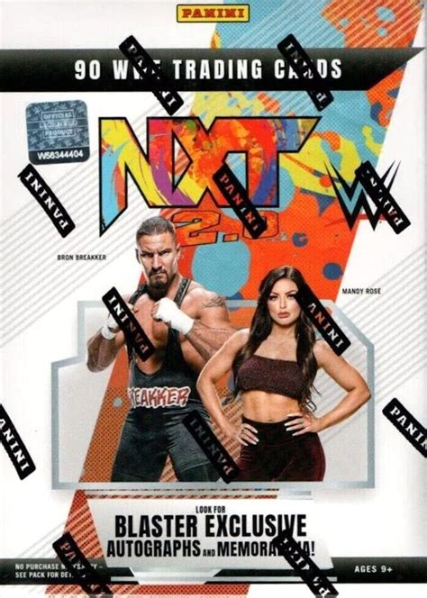 Panini WWE NXT 2 0 Blaster Box 90 Wrestling Trading Cards Amazon Ca