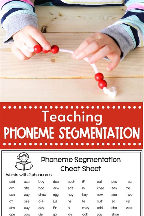 Tools For Teaching Phoneme Segmentation Make Take Teach Phoneme