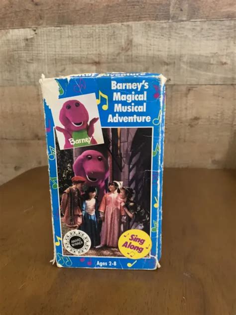 Barney Barneys Magical Musical Adventure Vhs Eur