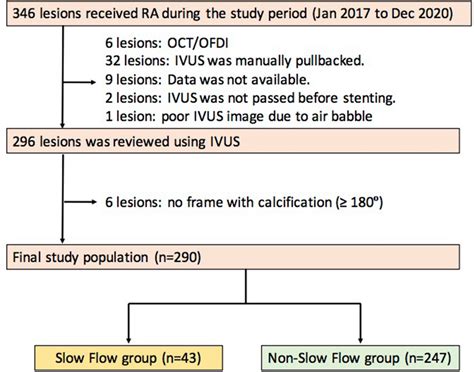 Study Flow Chart Ivus Intravascular Ultrasound Oct Optical Coherence