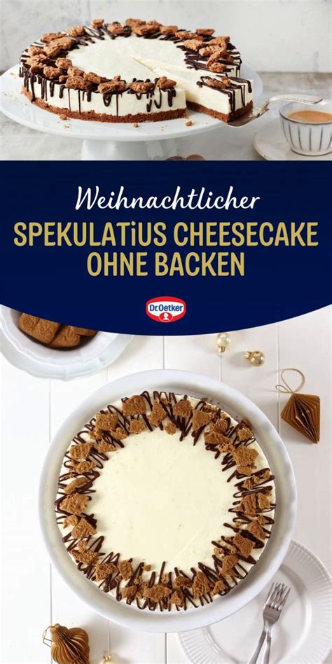 Spekulatius Cheesecake Rezept Dr Oetker Video Rezept Video