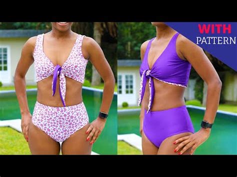 How To Sew A High Waisted Swimsuit Diy Bikini Pattern Artofit