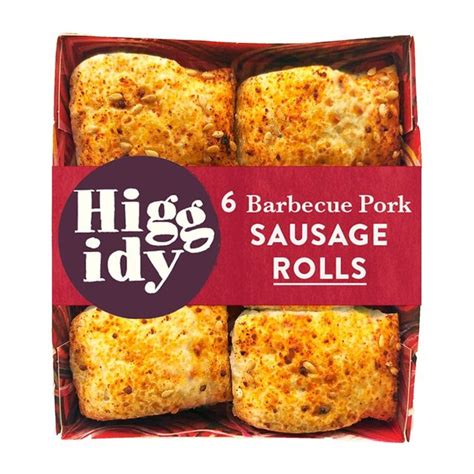 Higgidy Bbq Pork Sausage Rolls Ocado