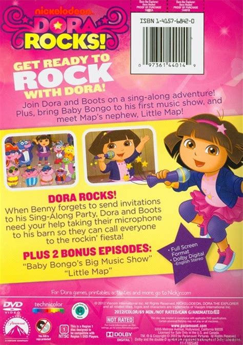 Dora The Explorer: Dora Rocks (DVD 2012) | DVD Empire