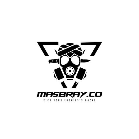 Desain Logo brand kaos MASBRAY.CO