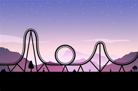 Roller Coaster Cartoon