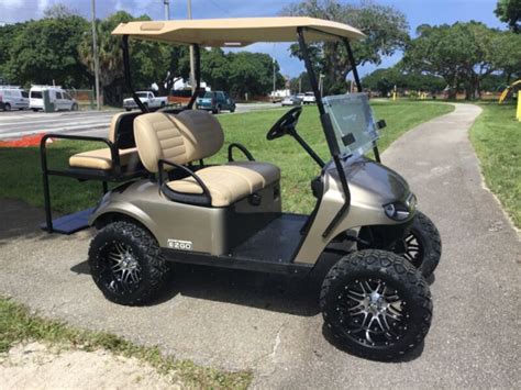 Refurb Gold 2017 Ezgo 48v Txt 4 Seat Passenger Golf Cart Alloy Rims