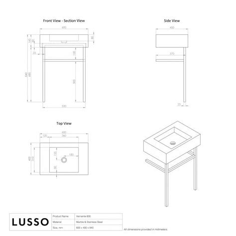 Marble Marble Vanity Units Lusso