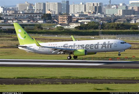 JA804X Boeing 737 86N Solaseed Air Edwin Chai JetPhotos