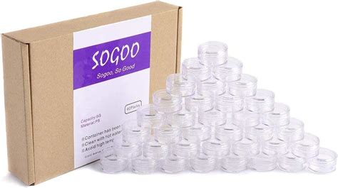 Amazon 55Pcs 5 Grams Sample Containers With Lids And Labels Small