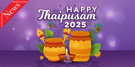 Selamat Hari Thaipusam Arista Jewel M Sdn Bhd