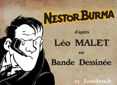 L O Malet Nestor Burma En Bande Dessin E Zonelivre