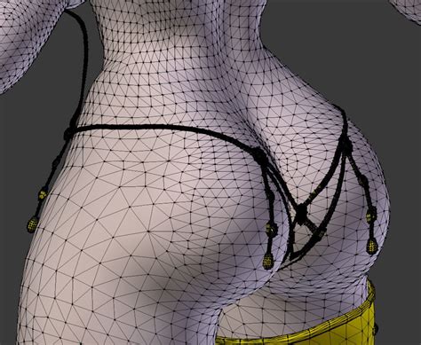D Model Nude Kolin Bimbo VR AR Low Poly CGTrader