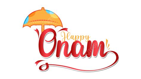 Texto De Sauda O De Caligrafia Feliz Onam Festival Vetor Png Feliz