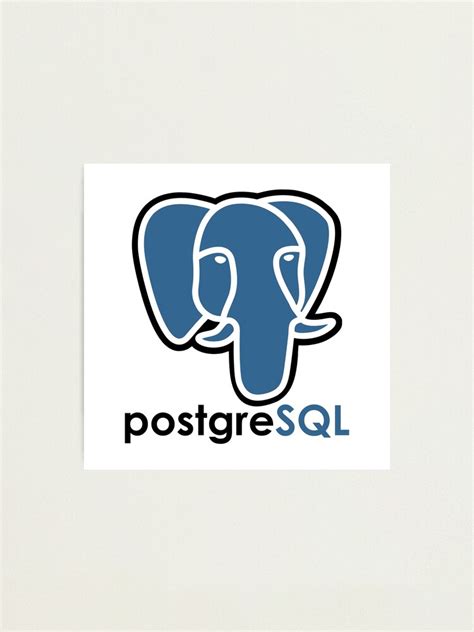 L Mina Fotogr Fica M S Vendido Mercanc A Del Logotipo De Postgresql