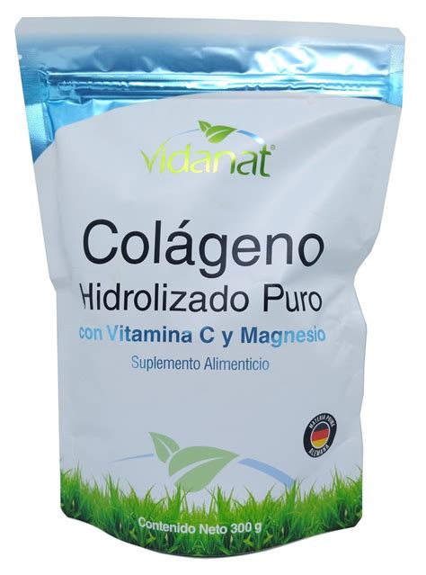 Colageno Hidrolizado Puro Con Vit C Y Magnesio Vidanat 300g