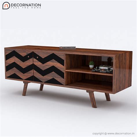 Laria Shelf Storage Tv Table Brown Decornation