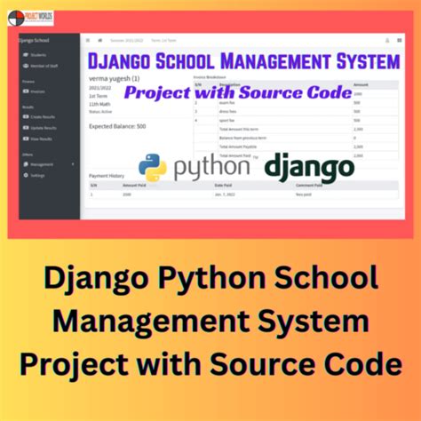 Django School Management System Project With Source Code