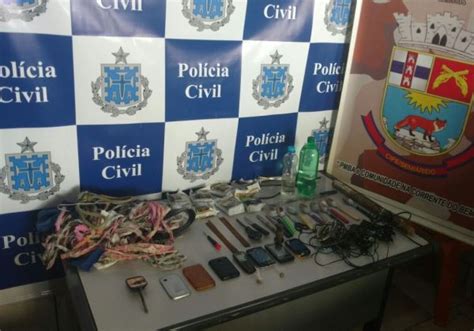 Bahia ba Celulares e armas são encontrados em revista a celas de