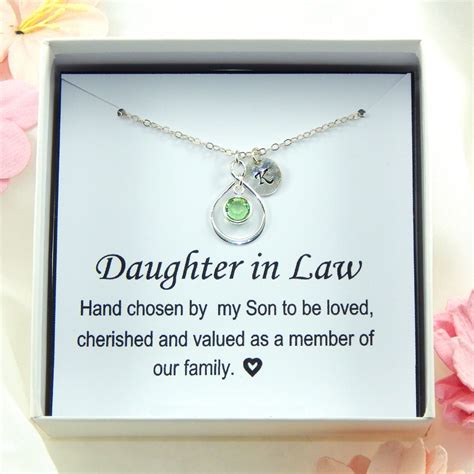 Daughter in Law Necklace,daughter in Law Gift,personalized Daughter in