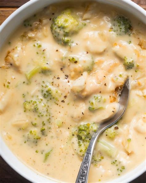 Creamy Chicken Broccoli Cheddar Soup In 30 Minutes