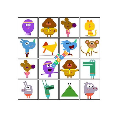 Hey Duggee Characters, Clipart, For Stickers, Digital File, Pdf, Jpeg And AI File For Adobe ...