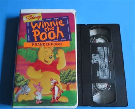 Disney Winnie The Pooh Frankenpooh Vhs Clamshell