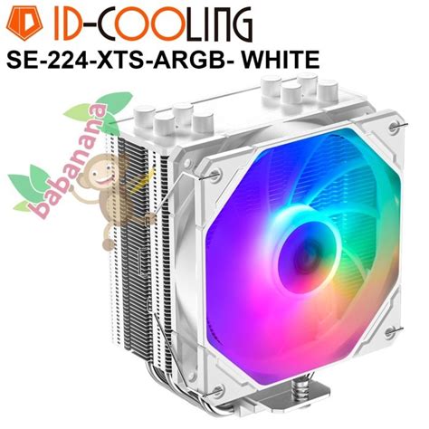 Jual IDCOOLING SE 224 XTS ARGB WHITE AMD INTEL HEATSINK FAN HSF COOLER