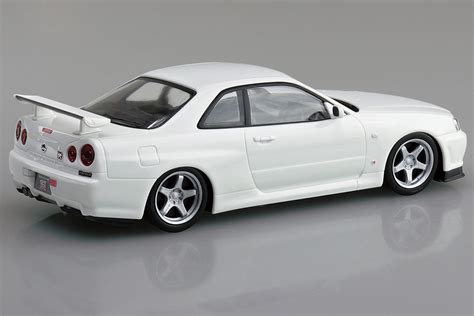 Nissan R34 Skyline Gt R Custom Wheel White Pearl